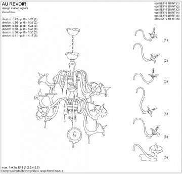 Люстра Подвесная Au Revoir